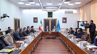 دیدار رئیس رسانه ملی با رئیس فرهنگستان فارسی